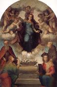 Andrea del Sarto Our Lady of Angels around painting